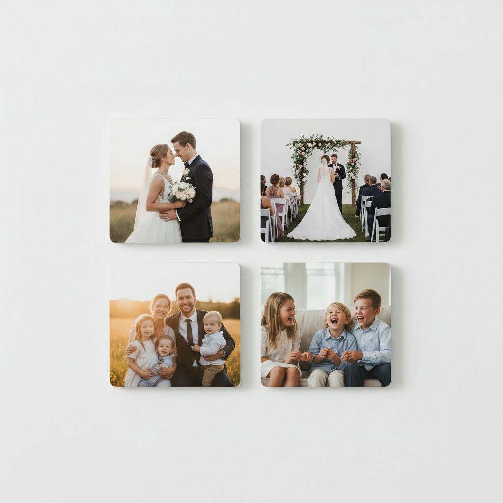 Handcrafted Photo Magnet