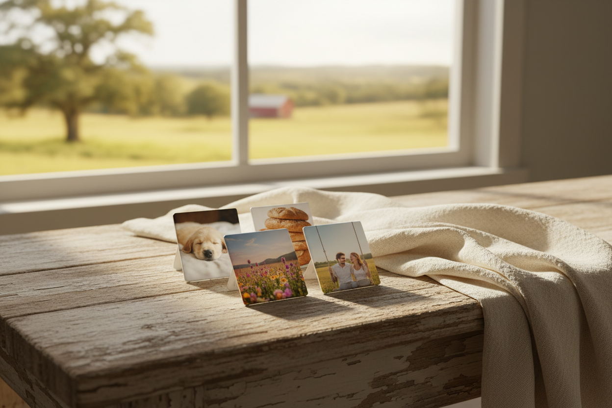 Handcrafted Photo Magnet